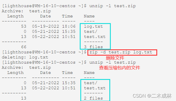 linux 压缩zip命令_linux中的压缩命令_linux 压缩 命令