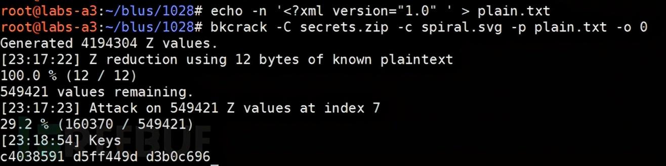 linux加密打包命令 zip_已知明文攻击是指_已知明文攻击和选择明文攻击