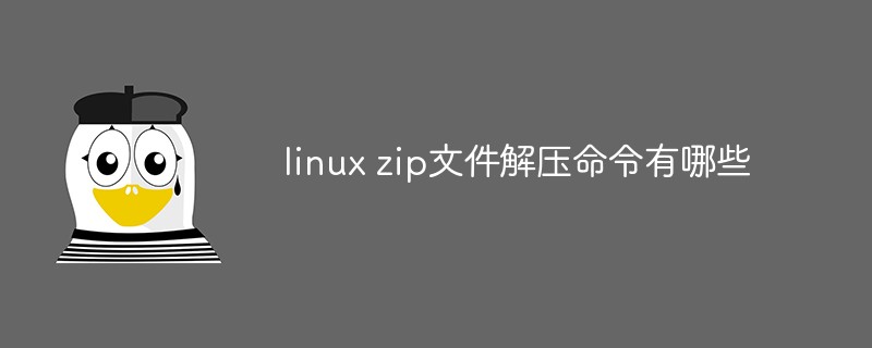 linux压缩文件夹命令zip_压缩文件的linux命令