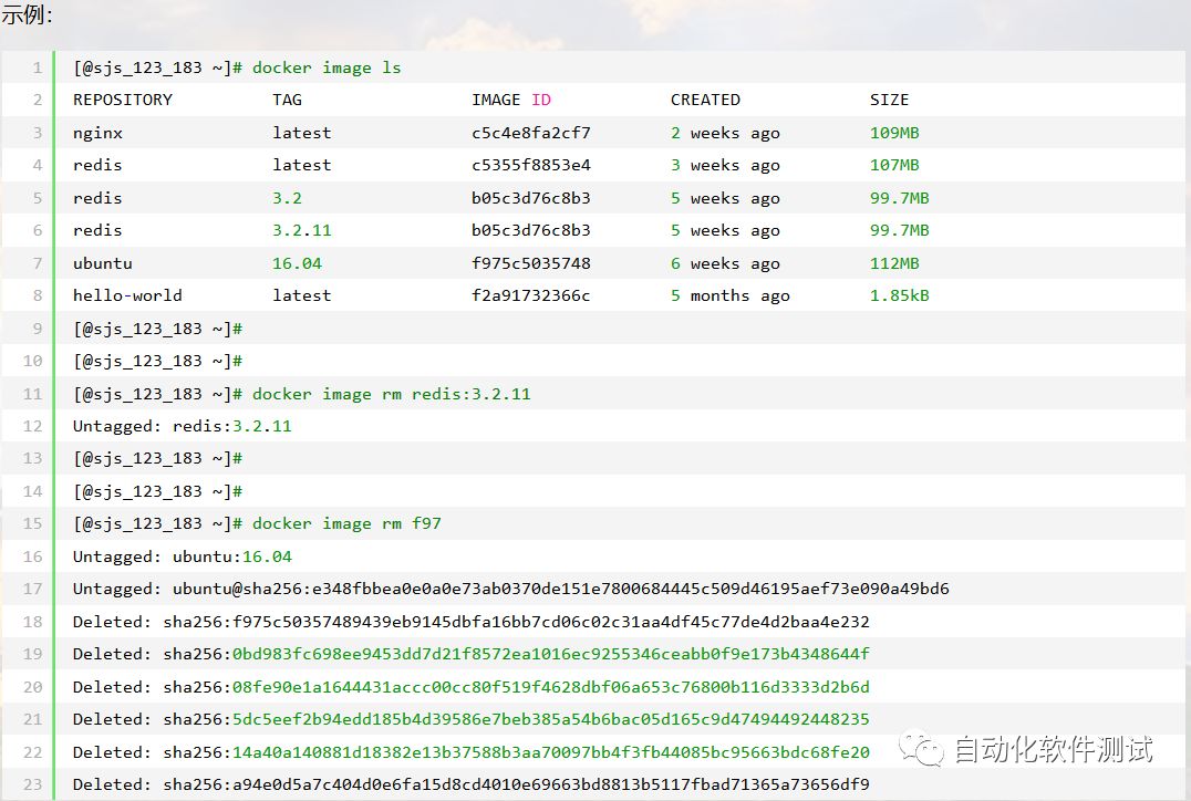 docker rm images_docker rm images_docker rm images