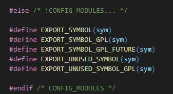4.19版内核includelinuxexport.h 定义了EXPORT_SYMBOL宏 - 使用Linux内核中没有被导出的变量或函数 - HeapDump性能社区
