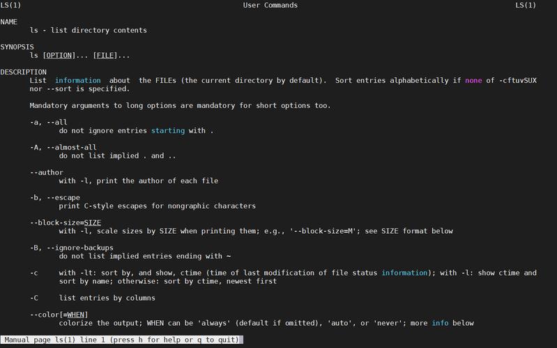 linux命令中文提示_linux命令帮助中文_linux命令使用帮助