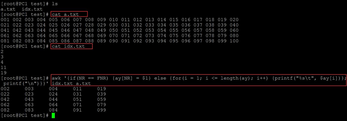 linux awk打印某列命令_linux打印命令_linux打印执行命令