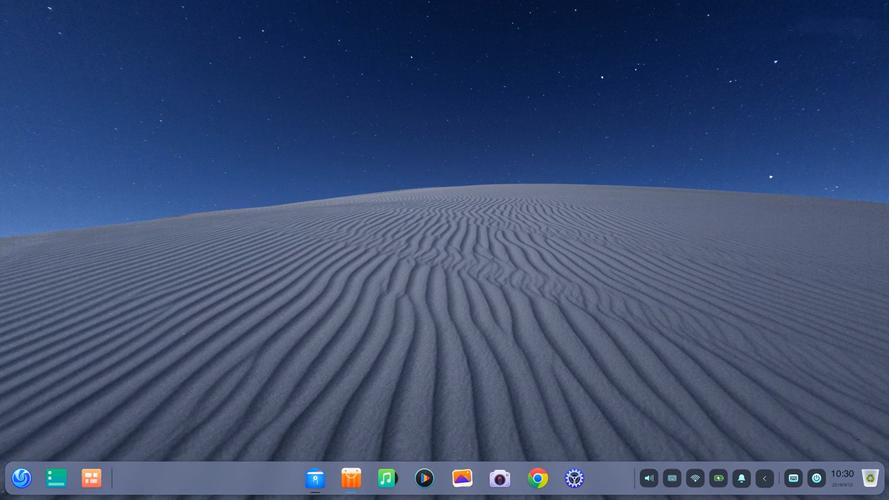 桌面图标怎么调大小_桌面时钟_deepin linux 桌面