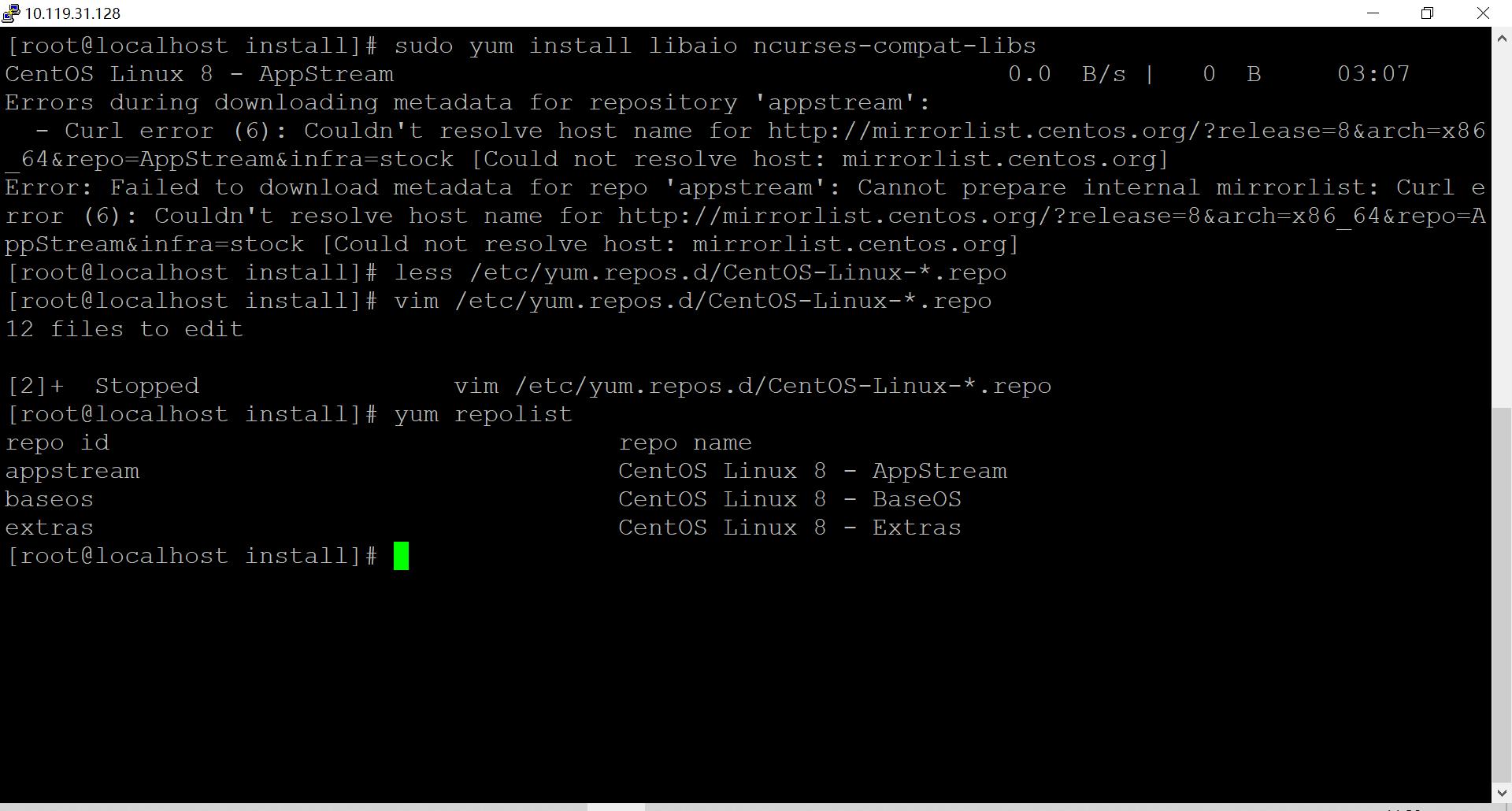 CentOS yum 安装依赖库失败解决方法_linux系统移植_MySQL Linux 安装失败原因分析