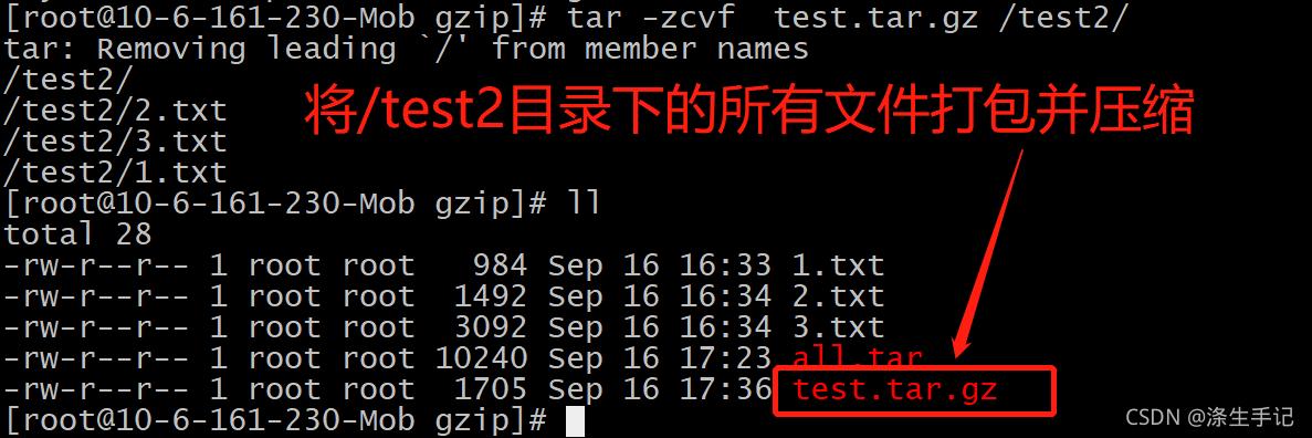 Linux常用压缩命令_gzip压缩解压文件_解压xz文件命令 linux