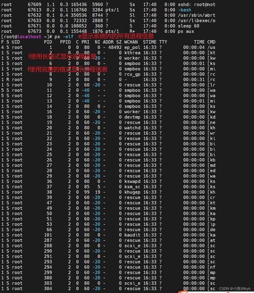 linux 查看系统用户_Linux进程状态含义_ps aux命令详解