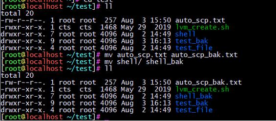 linux重命名文件夹命令_linux文件夹命名规则_linux命名文件