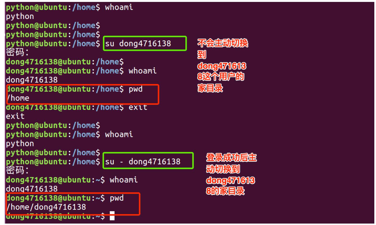 linux passwd_useradd passwd userdel su_Linux用户管理命令