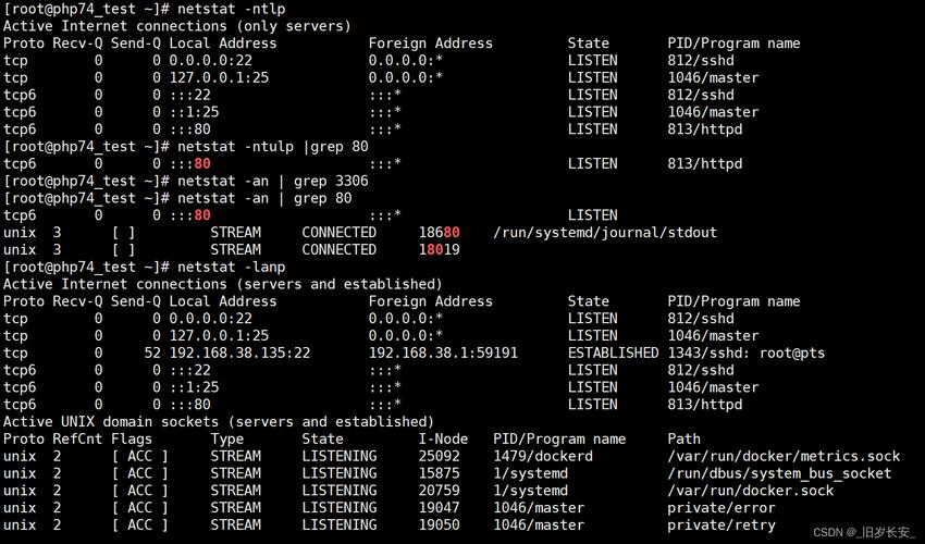查看端口号linux_端口查看命令linux_linux查看网络端口命令