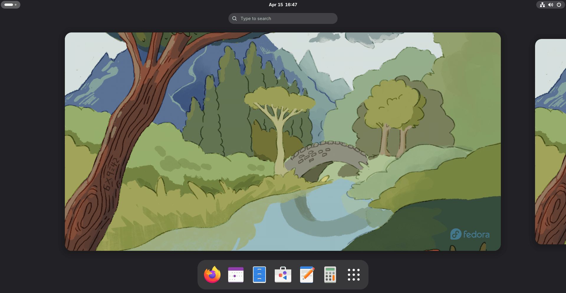 GNOME 48 桌面环境_Fedora Linux 42 稳定版_linux操作系统的两种桌面环境