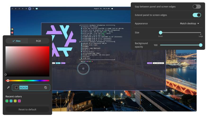 GNOME 48 桌面环境_linux操作系统的两种桌面环境_Fedora Linux 42 稳定版