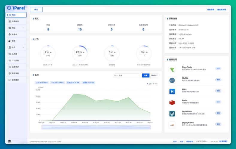 一键部署网站_centos 面板_Linux运维面板