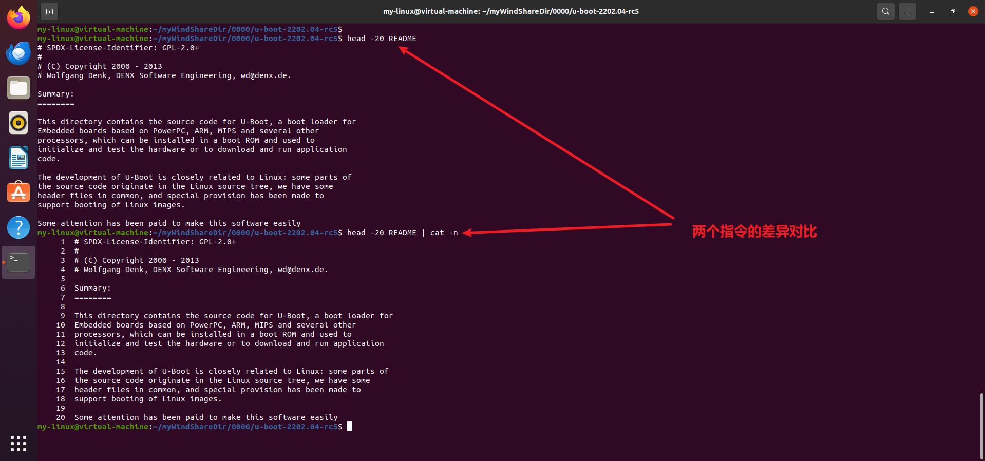 cat tac nl less more head tail grep file od hexdump wc_linux系统错误日志_Linux查看文件命令