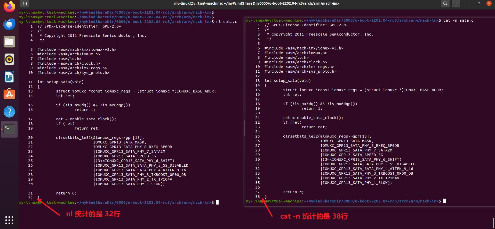 cat tac nl less more head tail grep file od hexdump wc_linux系统错误日志_Linux查看文件命令