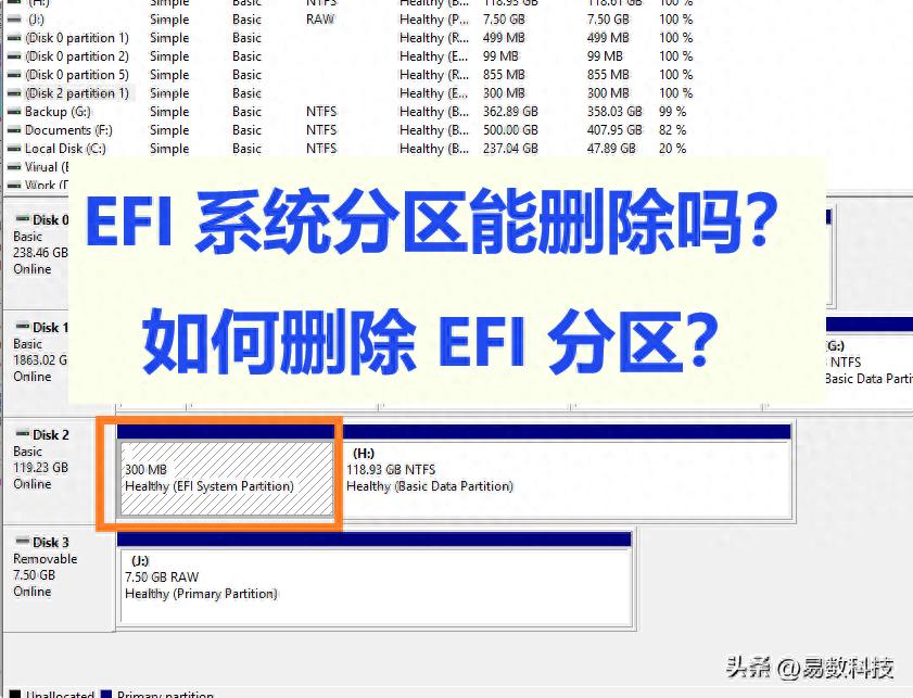 如何判断efi分区是否可删_efi系统分区能不能删除_linux怎么卸载软件